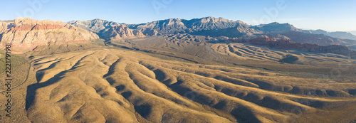 Aerial of Red Rock Canyon National Conservation Area, Nevada