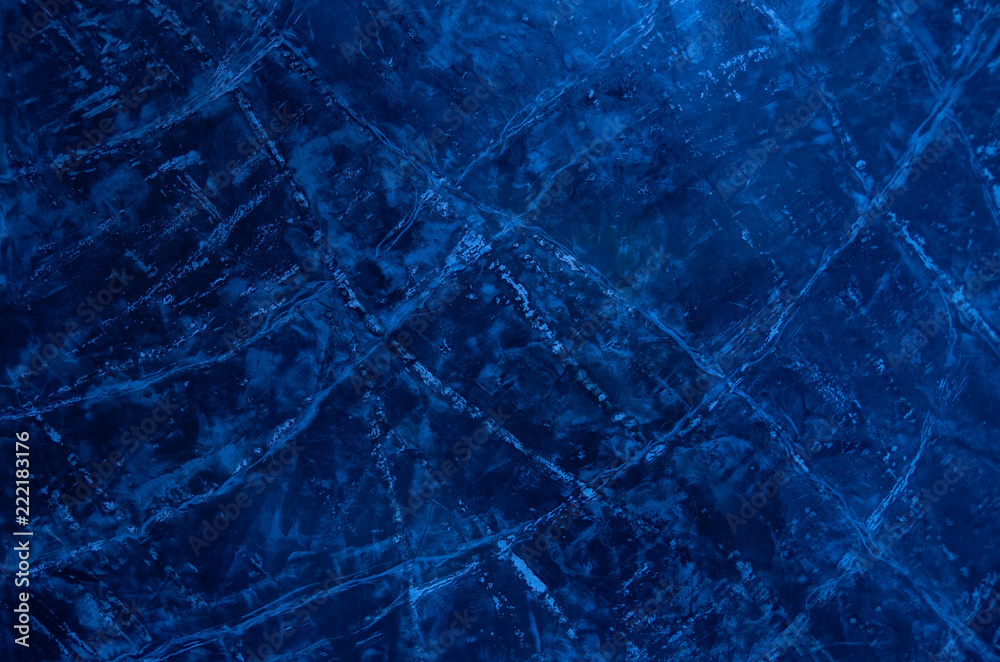 Naklejka premium Blue marble natural pattern for background, abstract