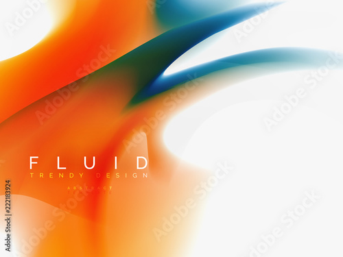 Background abstract color flow, liquid design