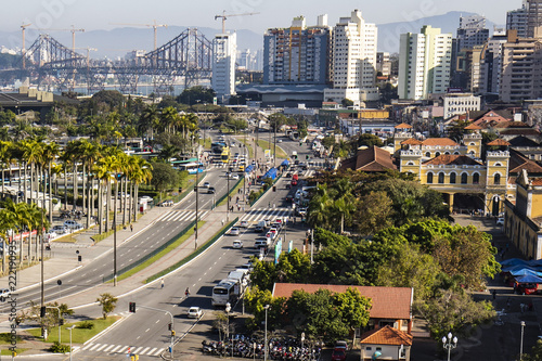 View of Florianópolis City Downtown photo