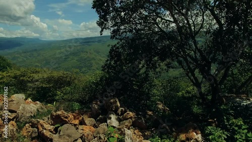 AEREALS FROM VARIOUS MAYAN NEW HOUSES IN CHIAPAS MEXICO SHOT IN 4K photo