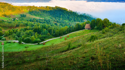 Landscape from Transylvania - Dumesti, Salciua - Romania