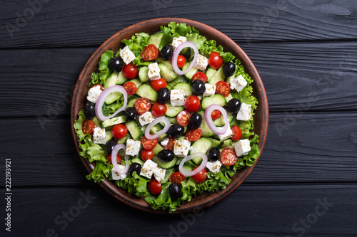 Fresh vegetables greek salad