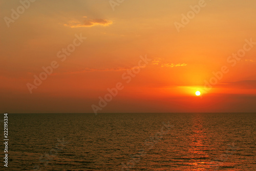 Sunset on the sea © sergofan2015