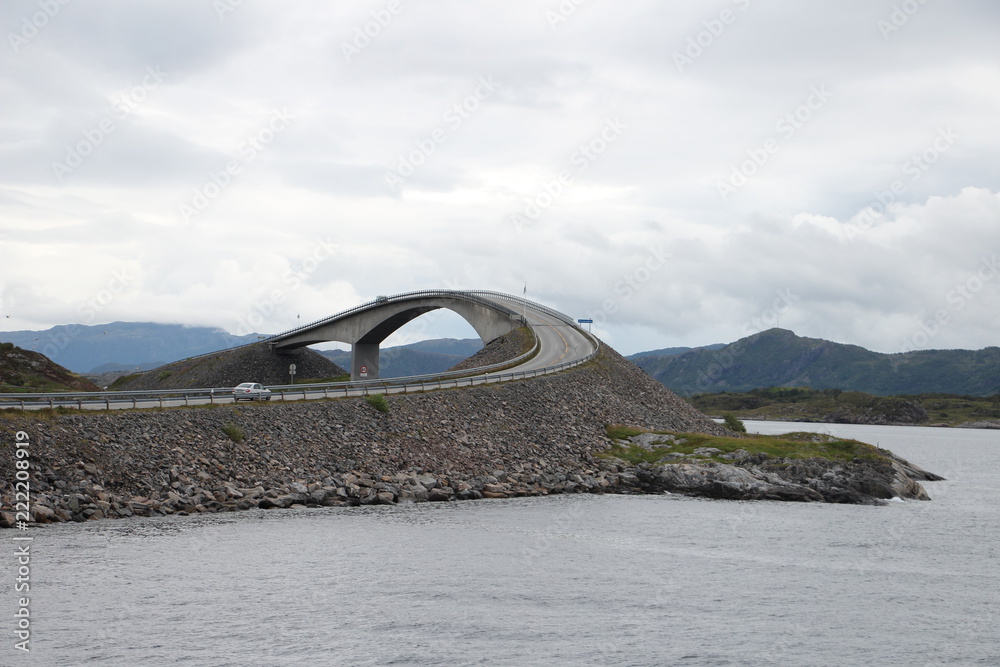 Fototapeta premium carretera noruega