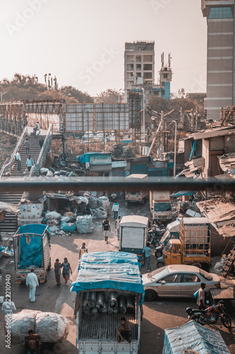 Dharavi Slum Mumbai India