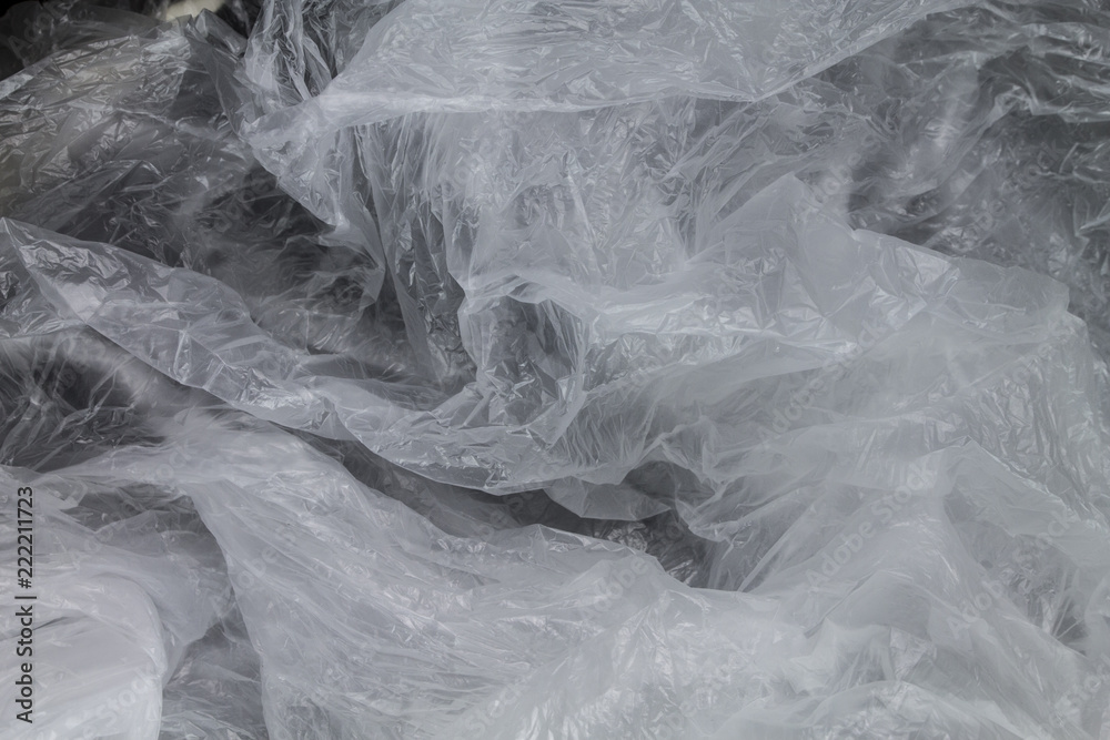 weiße Plastikstruktur zerknittert weiße Plastikstruktur zerknittert