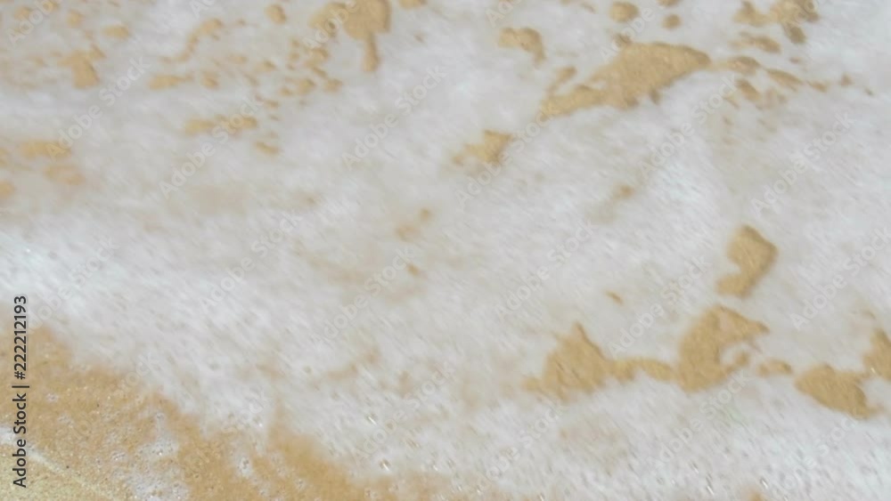 The inscription on sand 2019. The sea washes the inscription on the sand. The inscription on sand 2019. The sea washes the inscription on the sand.