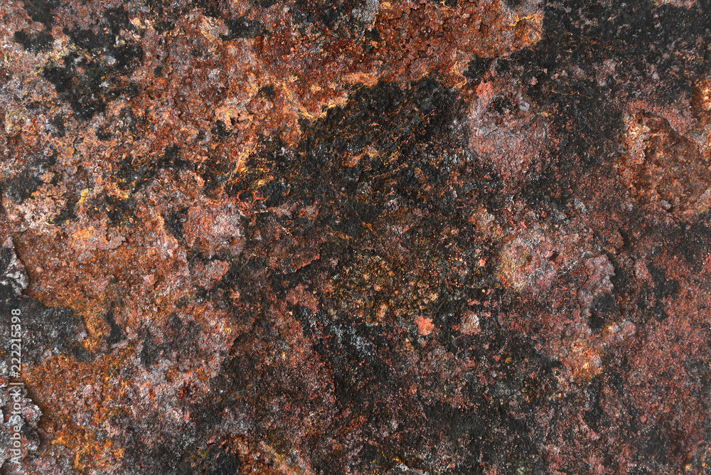 Texture of rust on steel plate closeup for background. Texture of rust on steel plate closeup for background.