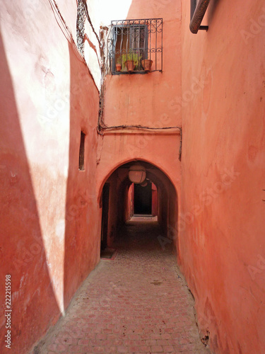 Ruelle de Marrakech, Maroc