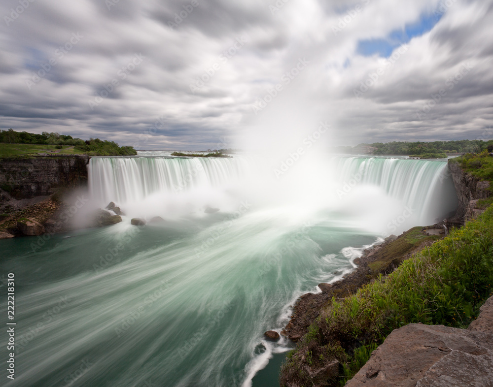 Niagara Falls long exposure from Canadian side Niagara Falls long exposure from Canadian side