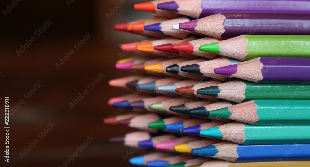 Fototapeta premium colorful pencils