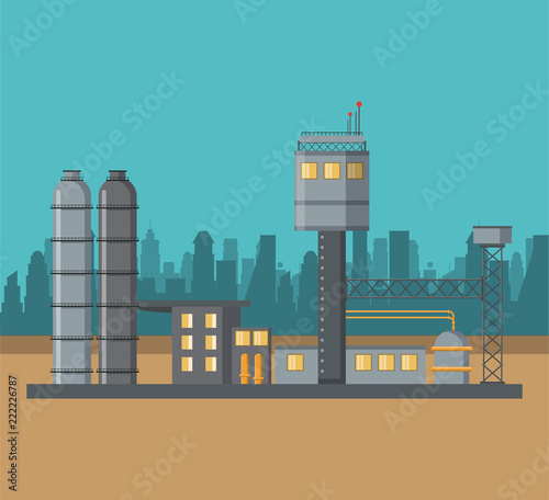 Petroleum industry concept