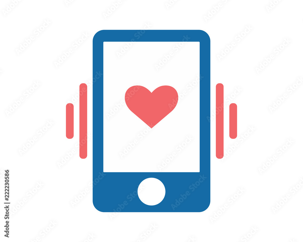 phone heart love valentine amour romance romantic lover image vector icon logo symbol phone heart love valentine amour romance romantic lover image vector icon logo symbol