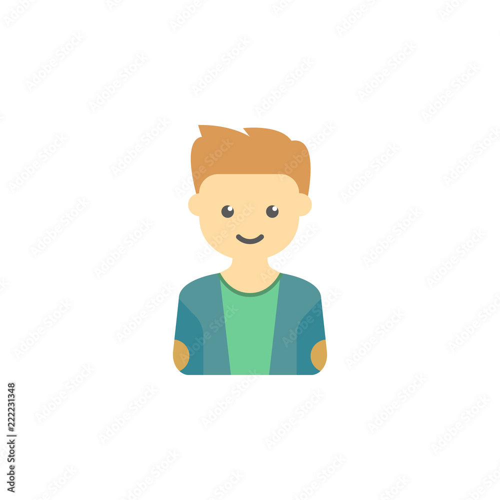 avatar of teenager colored icon. Element of children icon for mobile concept and web apps. Colored avatar of teenager can be used for web and mobile avatar of teenager colored icon. Element of children icon for mobile concept and web apps. Colored avatar of teenager can be used for web and mobile