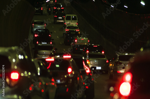 traffic in the tunnel photo