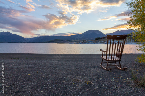 Sunset on Dillon Lake