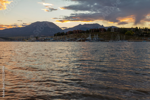 Sunset on Dillon Lake