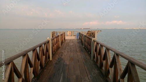 a jetty at the beach