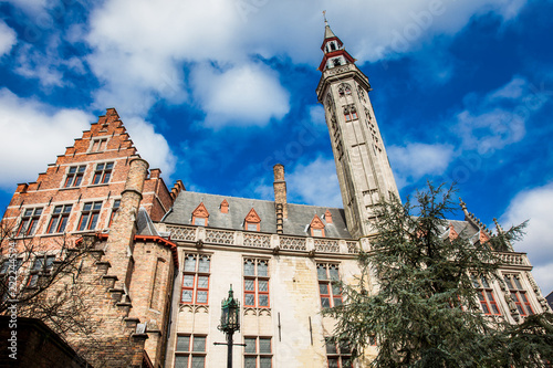 The historical Burghers' Lodge building in Bruges photo