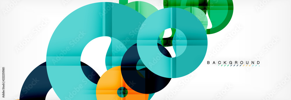 Geomtric modern backgrounds, rings abstract template Geomtric modern backgrounds, rings abstract template