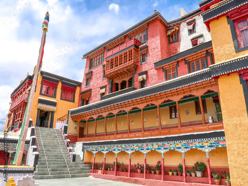 Thiksay Monastery, Tibetan Buddhist tradition in Ladakh photo