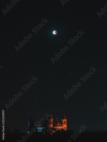 Mondfinsternis Juli 2018 in Worms photo