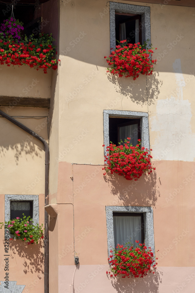 Domodossola, Piedmont, Italy: historic buildings