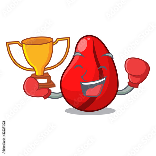 Boxing winner mascot cola nuts for cook ingredient