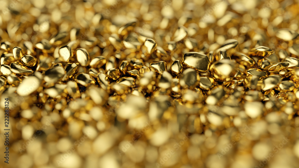 Abstract Gold background. Golden pebble Abstract Gold background. Golden pebble