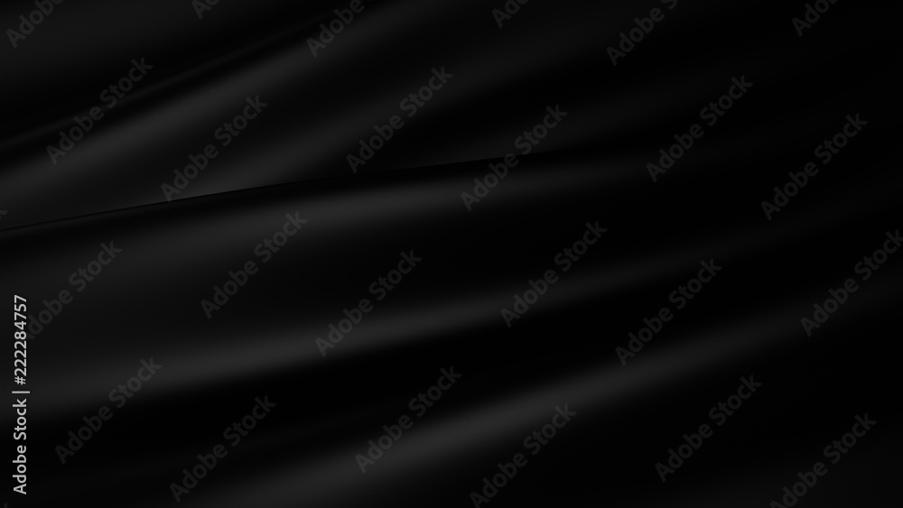 Black luxury cloth abstract background. Dark liquid wave or black wavy folds silk or satin background. Elegant wallpaper Black luxury cloth abstract background. Dark liquid wave or black wavy folds silk or satin background. Elegant wallpaper