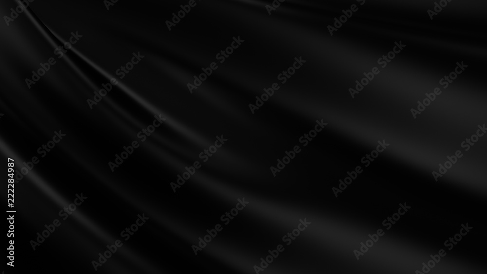 Black luxury cloth abstract background. Dark liquid wave or black wavy folds silk or satin background. Elegant wallpaper Black luxury cloth abstract background. Dark liquid wave or black wavy folds silk or satin background. Elegant wallpaper