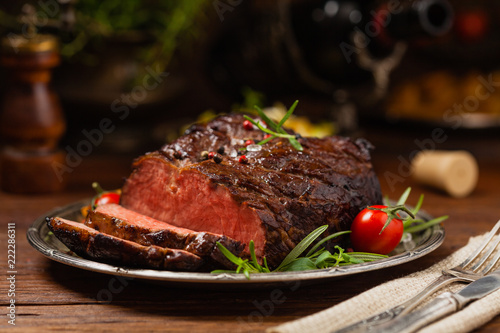 Obraz na płótnie Roasted brisket.