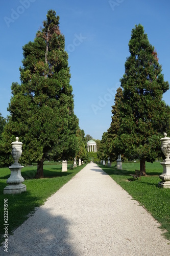 Querini Park in Vicenza town, Italy