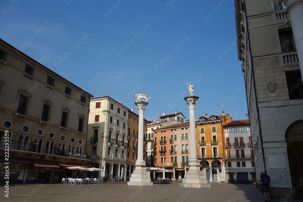 Piazza dei signori in Vicenza, Italy
