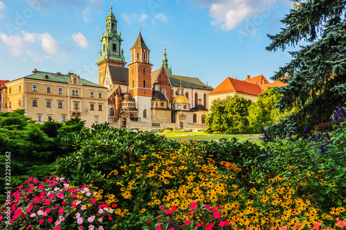 Canvas Print Krakow - Castle of Wawel is one of the main travel attractions - One of The Main