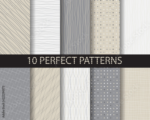 different patterns , formal and geometric design, Pattern Swatches vector Endless texture can be used for wallpaper, pattern fills, web page,background,surface
