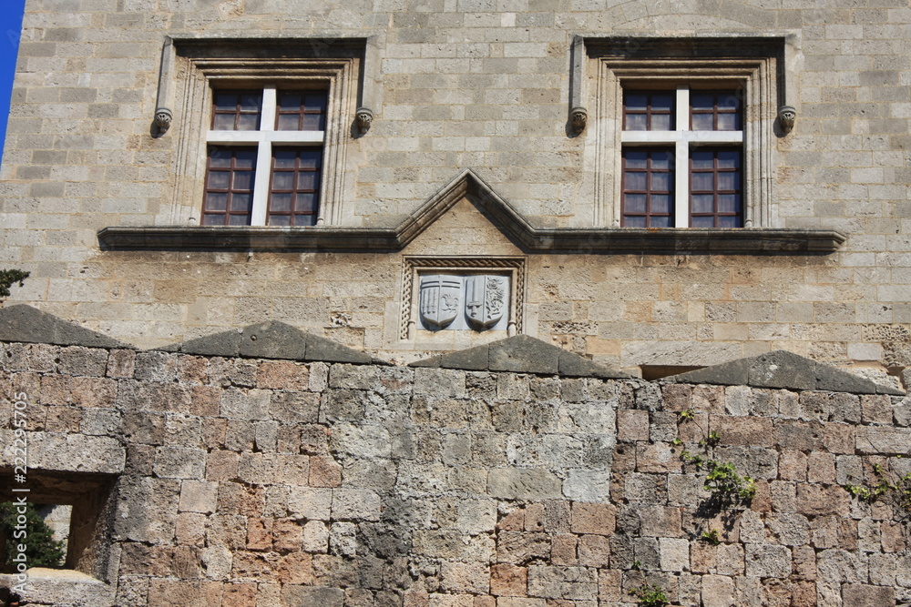the Grand Master of the Knights of Rhodes - a medieval castle in the city of Rhodes, on the island of Rhodes in Greece the Grand Master of the Knights of Rhodes - a medieval castle in the city of Rhodes, on the island of Rhodes in Greece