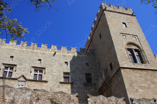 the Grand Master of the Knights of Rhodes - a medieval castle in the city of Rhodes  on the island of Rhodes in Greece