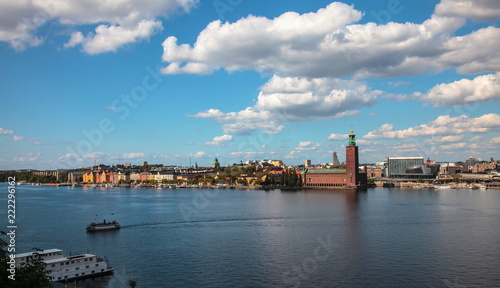 Panorama of Stockholm,Sweden