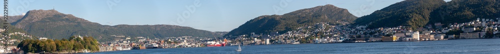 Panorama Geiranger Fjord