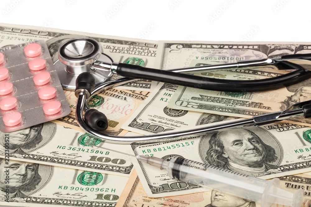 Medical money expensive dollar bills pills cost health insurance Medical money expensive dollar bills pills cost health insurance