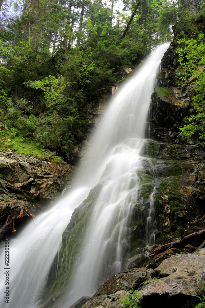 waterfall in forest