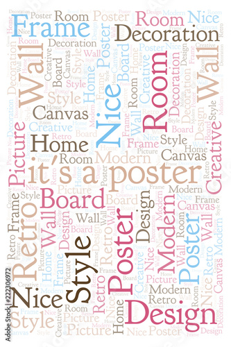 Interior Poster word cloud.