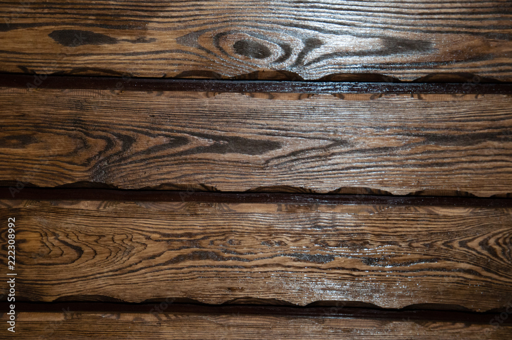 surface embossed dark brown wood varnished Stock Photo Adobe Stock