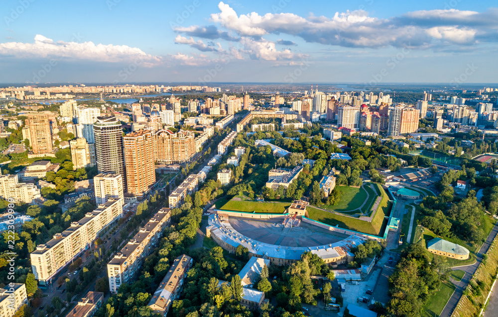 Obraz premium View of the Kiev Fortress in Ukraine