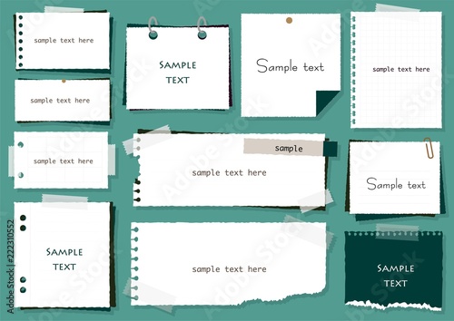 レトロなメモ帳セット