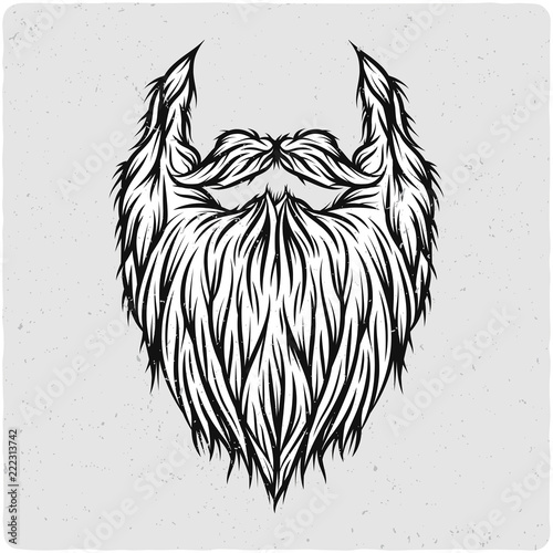 Tablou canvas Long beard
