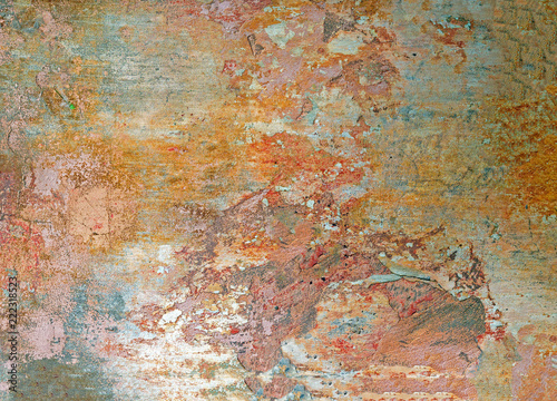 Texture of old rusty metal. Mockup. Background