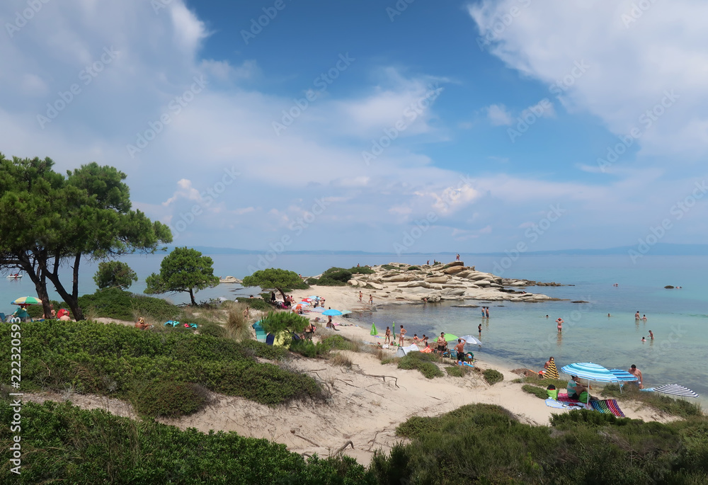 Karidi beach in Vourvourou, Sithonia - Greece